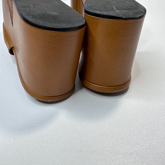 Zara Chunky High Heeled Platform Sandals - Picture 12 of 13